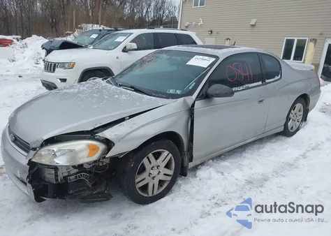 2006 Chevrolet Monte Carlo Ltz из США, поврежденный, VIN 2G1WN161269302852